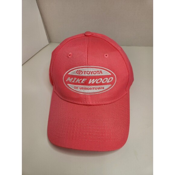 Toyota Hat Cap Strap Back‎ Pink Mike Wood Uniontown - Picture 1 of 6